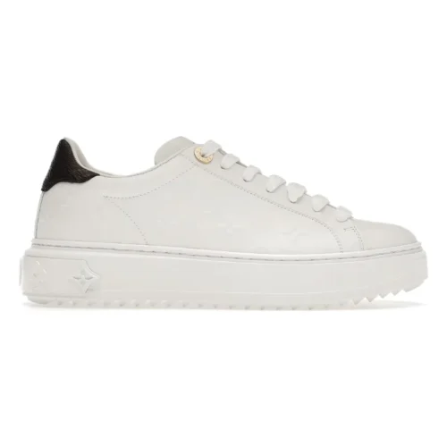 Louis Vuitton Time Out – Debossed Monogram Leather White